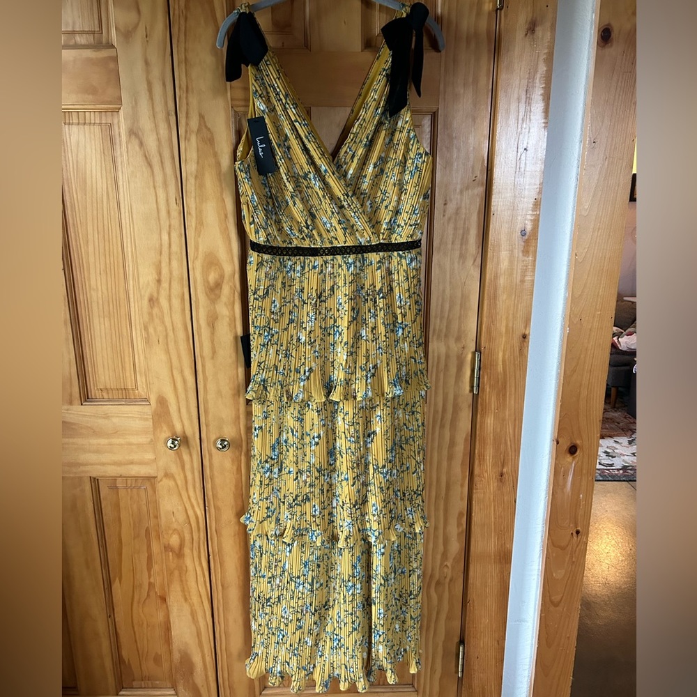 Lulus Such Sophistication Pleated Maxi Dress